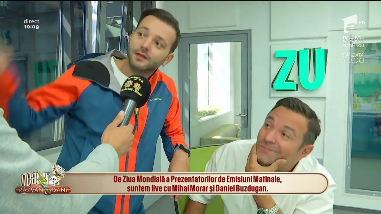 Daniel Buzdugan și Mihai Morar, sărbătoriți de Ziua Mondială a Prezentatorilor de Emisiuni Matinale
