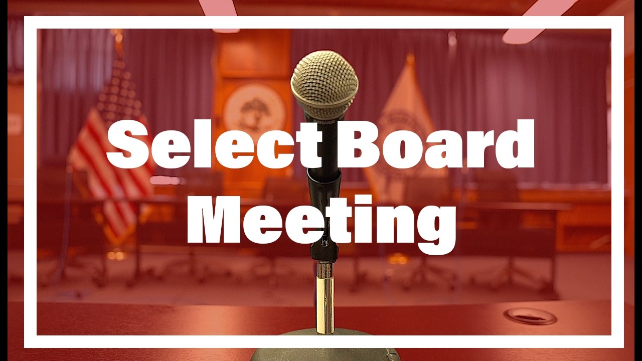 Select Board Meeting - February 9th, 2026