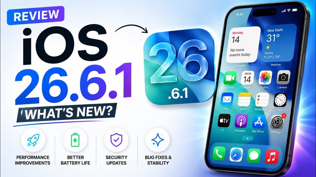 iOS 26.6.1 Update Review 🔥 Should You Update Your iPhone? | Battery, Performance & Security