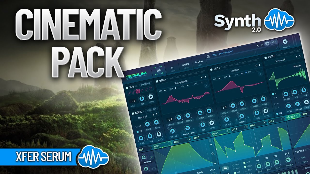 CINEMATIC PACK (35 presets) | XFER SERUM | SOUND LIBRARY