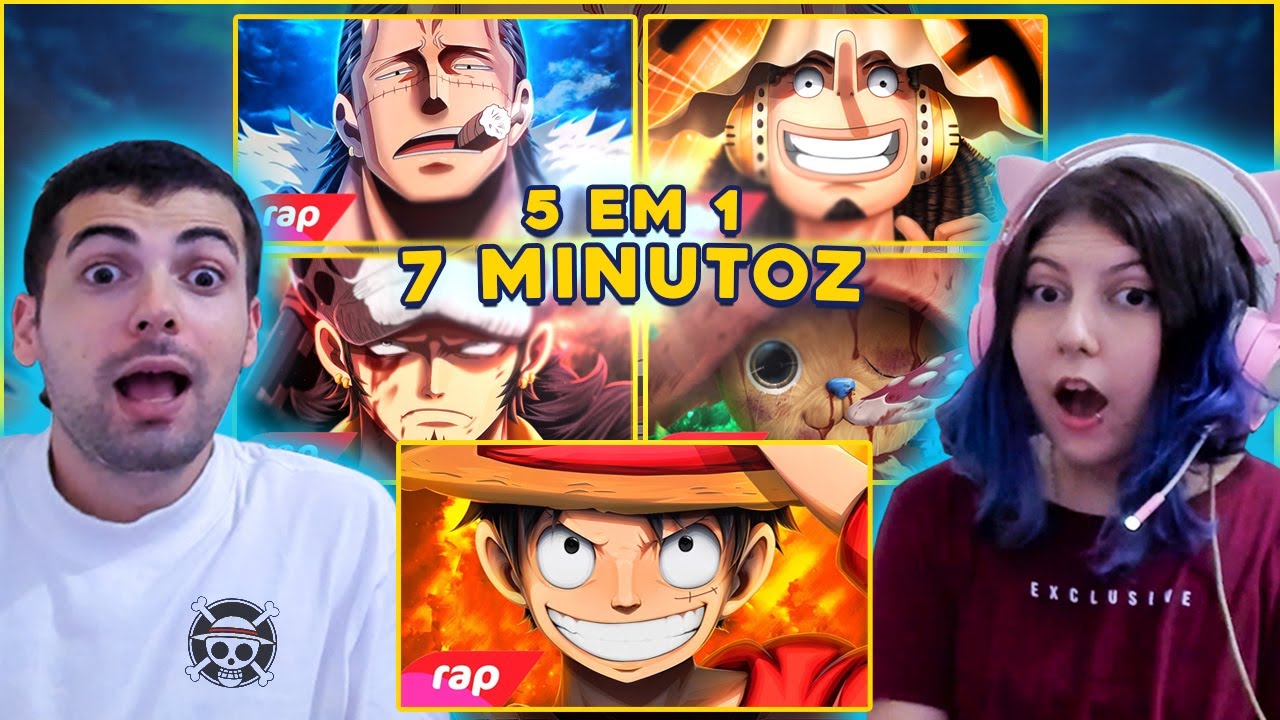 React 7 Minutoz 5 em 1 One Piece Drop Big Bang.