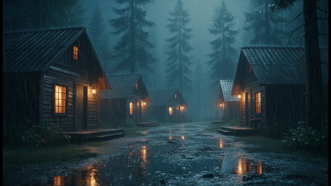 Rain Sounds for Sleeping 😴 Relaxing Heavy Rain Ambience for Deep Sleep, Stress Reduction & Full Rest