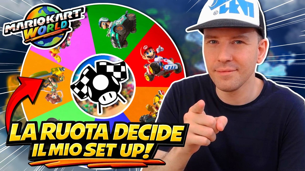 🔴 LA RUOTA DECIDE IL MIO SETUP su Mario Kart World!
