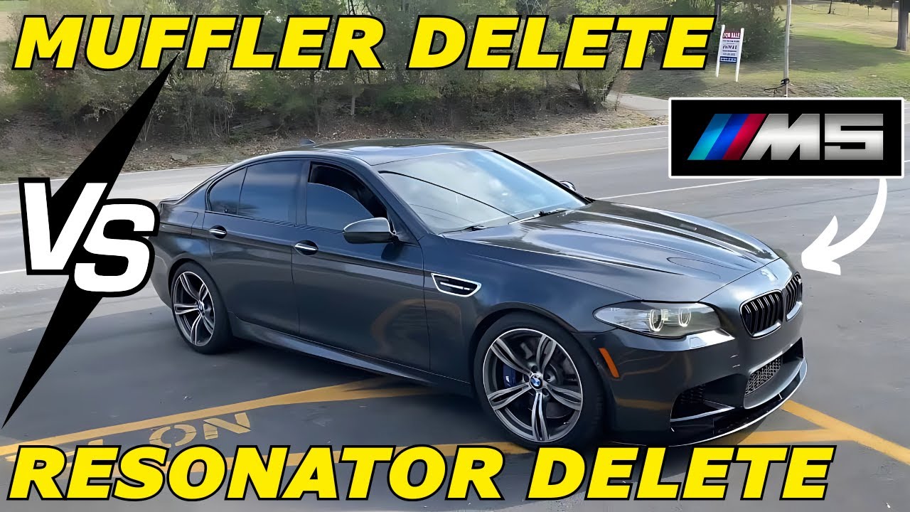Muffler Delete or Resonator Delete? Best Exhaust Sound for BMW M5!