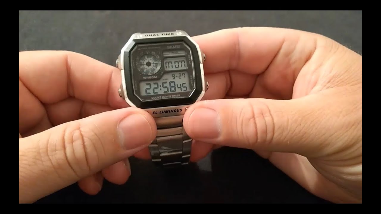RELOGIO SKMEI 1335 | configurações e ajustes do skmei 1335