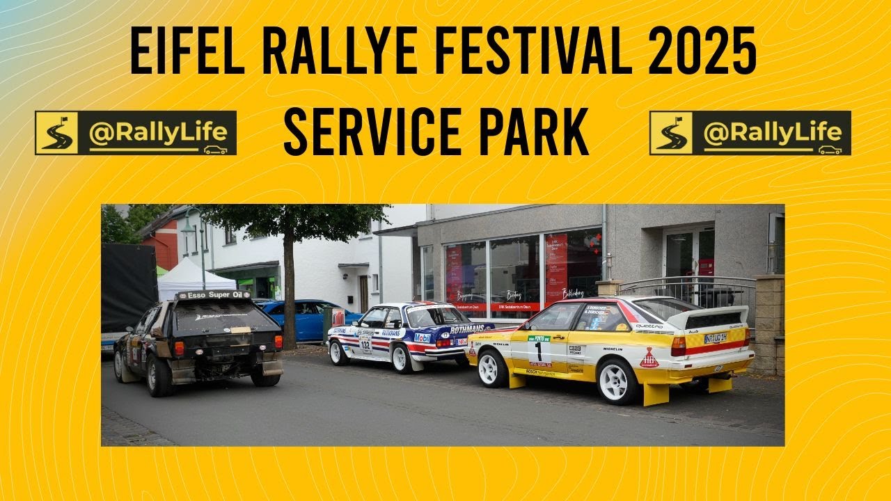 Eifel Rallye Festival 2025 Service Park Action- Group B Legends! 4K