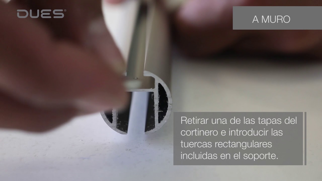 INSTALACIÓN CORTINERO DECORATIVO H RIEL