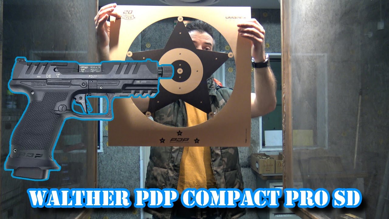 Walther PDP Compact Pro SD et la cible de Sheriff
