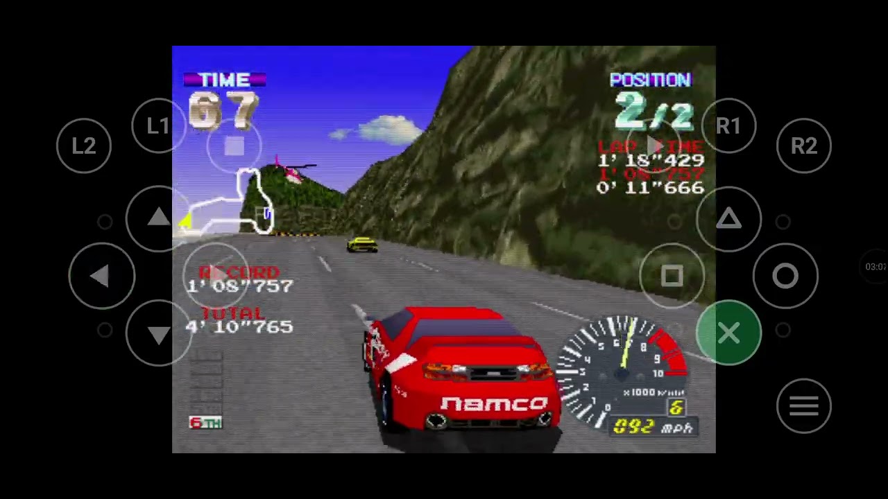 1994 Ridge Racer Revolution PlayStation 1 Title 