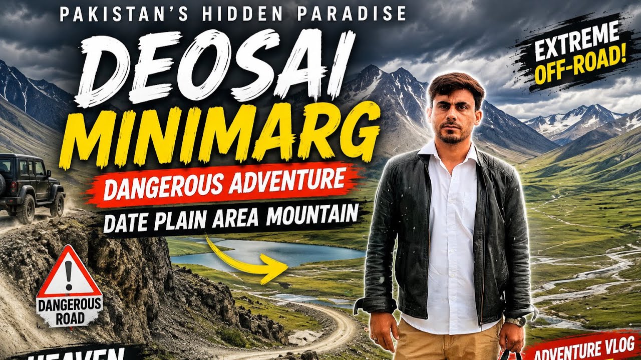 PAKISTAN&rsquo;S HIDDEN PARADISE 🇵🇰 | Deosai, Minimarg & Skardu | Heaven on Earth! 😍 funny Bollywood movie