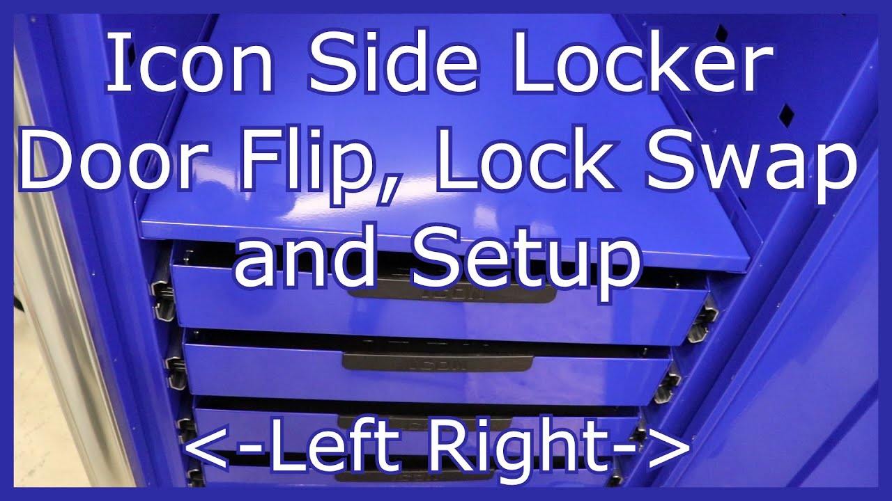 Icon Side Locker: Door Flip, Lock Swap, and Setup!