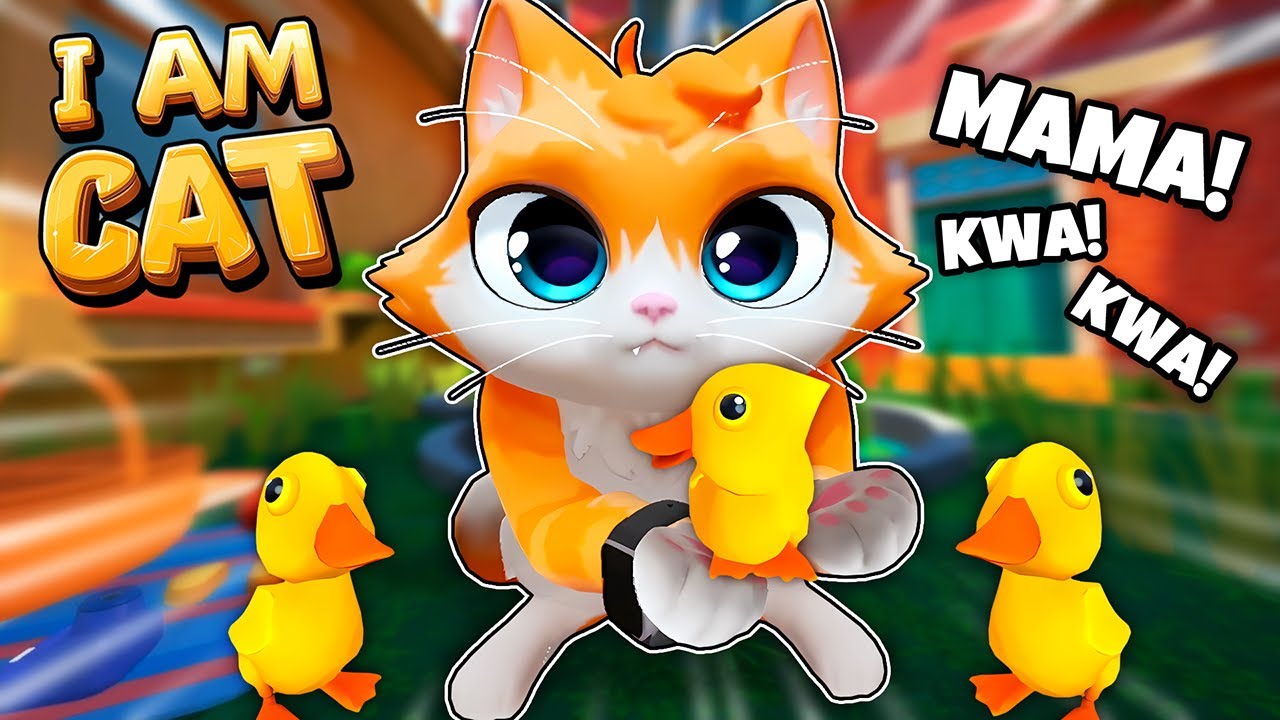 ADOPTOWAŁEM SŁODKIE KACZUSZKI! *NOWY UPDATE*🦆🐈 | I Am Cat VR