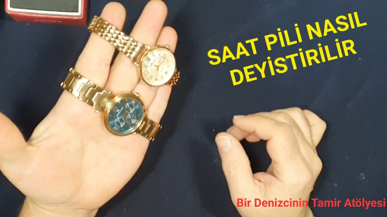 Kol saati pil Değişimi Yaptik #repair #tamir #diy Bir Denizcinin Tamir Atölyesi olacakmiolmayacakmi 