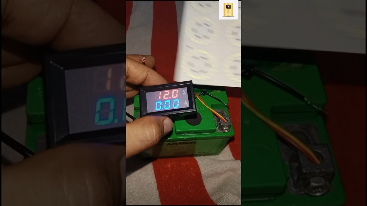 How to use Digital volt and amps Display meter in hindi |Best volt meter|DC volt meter kaise banaye