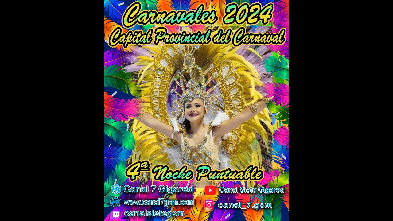 4ª Noche Puntuable .Carnavales 2024  3-2-24 / General José de San Martin, Chaco.