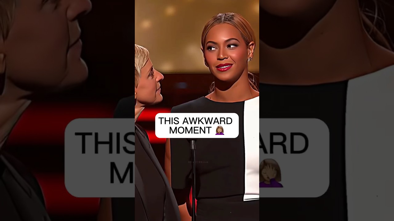 BEYONC&Eacute;&rsquo;S MOST AWKWARD MOMENT WITH ELLEN DE GENERES😱 #shorts