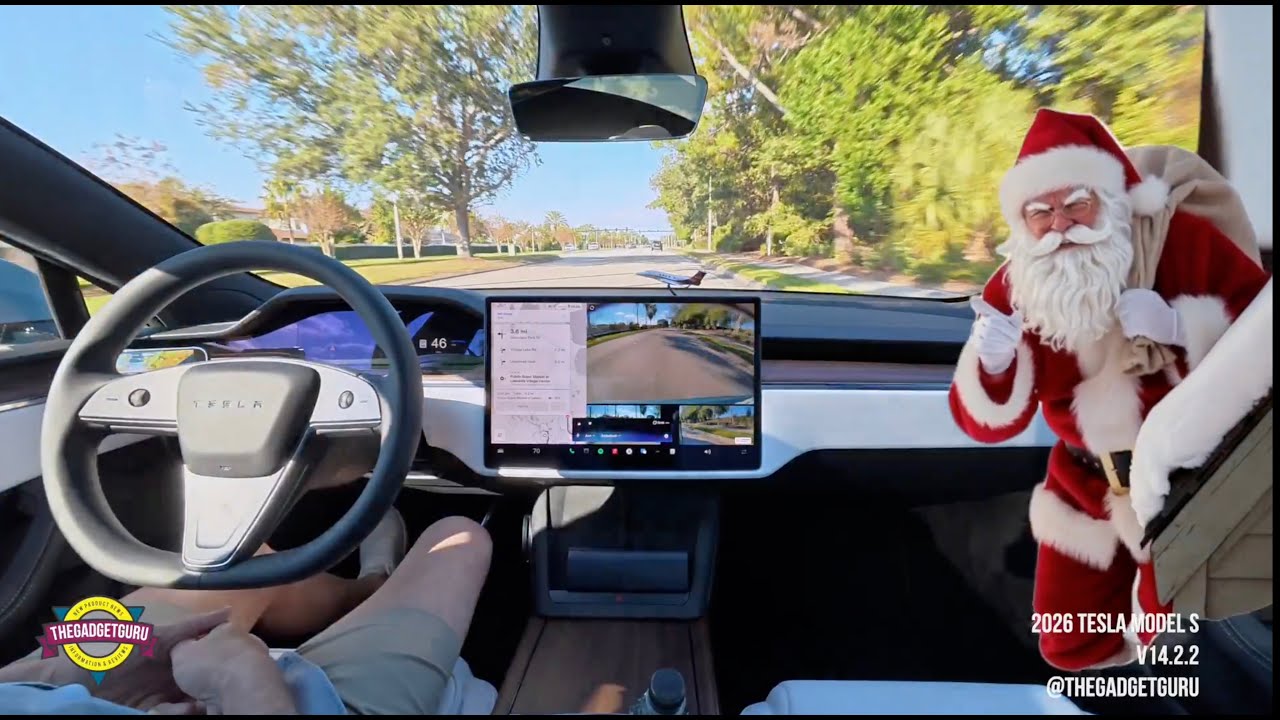 Тест-драйв Tesla Model S 2026 года с системой FSD версии 14.2.2: плавнее, чем когда-либо, + сюрпр...
