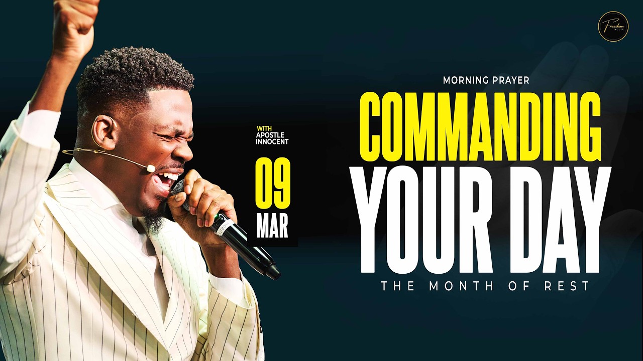 COMMANDING YOUR DAY || DR. APOSTLE INNOCENT