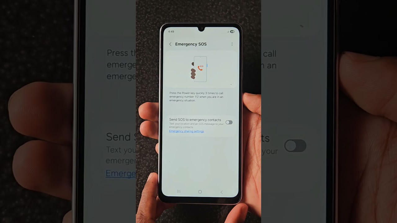 emergency call in samsung smartphone #samsung #smartphone #emergency #call #sos