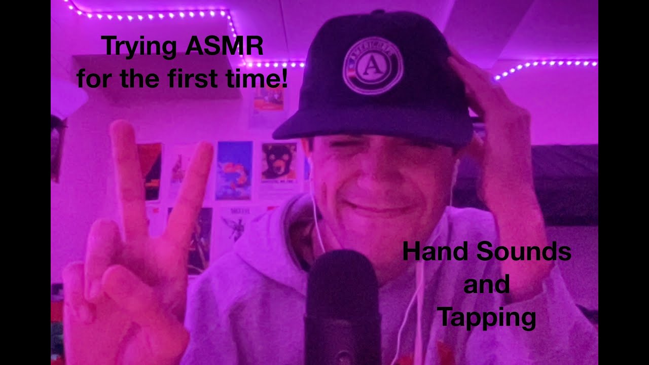 trying ASMR for the first time! (hand sounds and tapping) | Tí