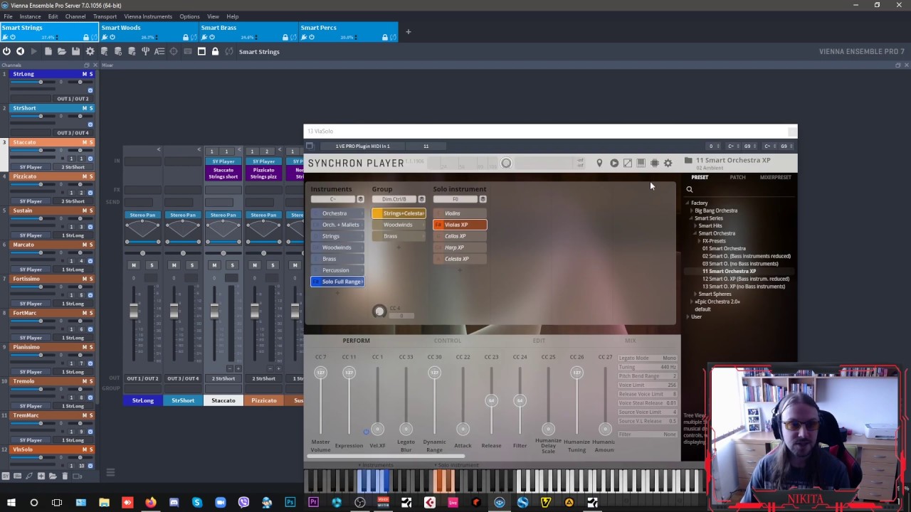 Template setup for beginners: VSL Smart Orchestra