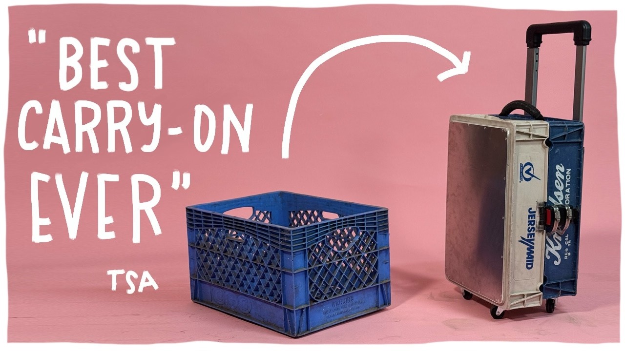 A Carry On Suitcase Made From Trash (ONE DAY BUILD)