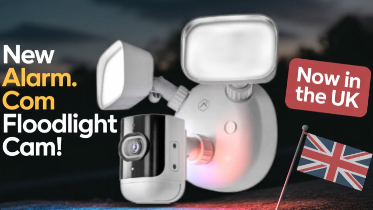NEW Alarm.com Floodlight Camera Review &ndash; 4MP, POE, and App-Integrated!