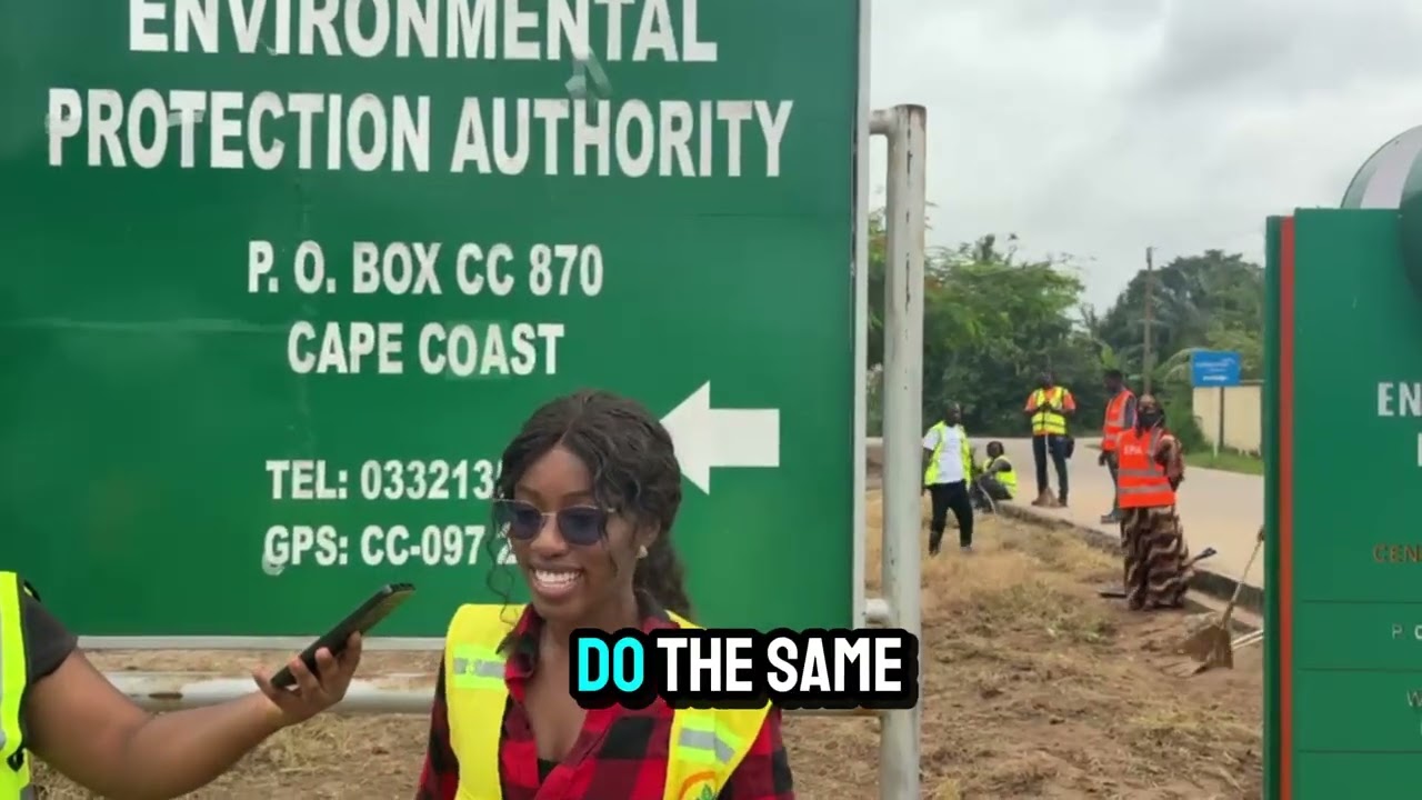 President's Nationwide Cleanup Exercise | EPA Central Region Takes Action to Keep Ghana Clean 🇬🇭