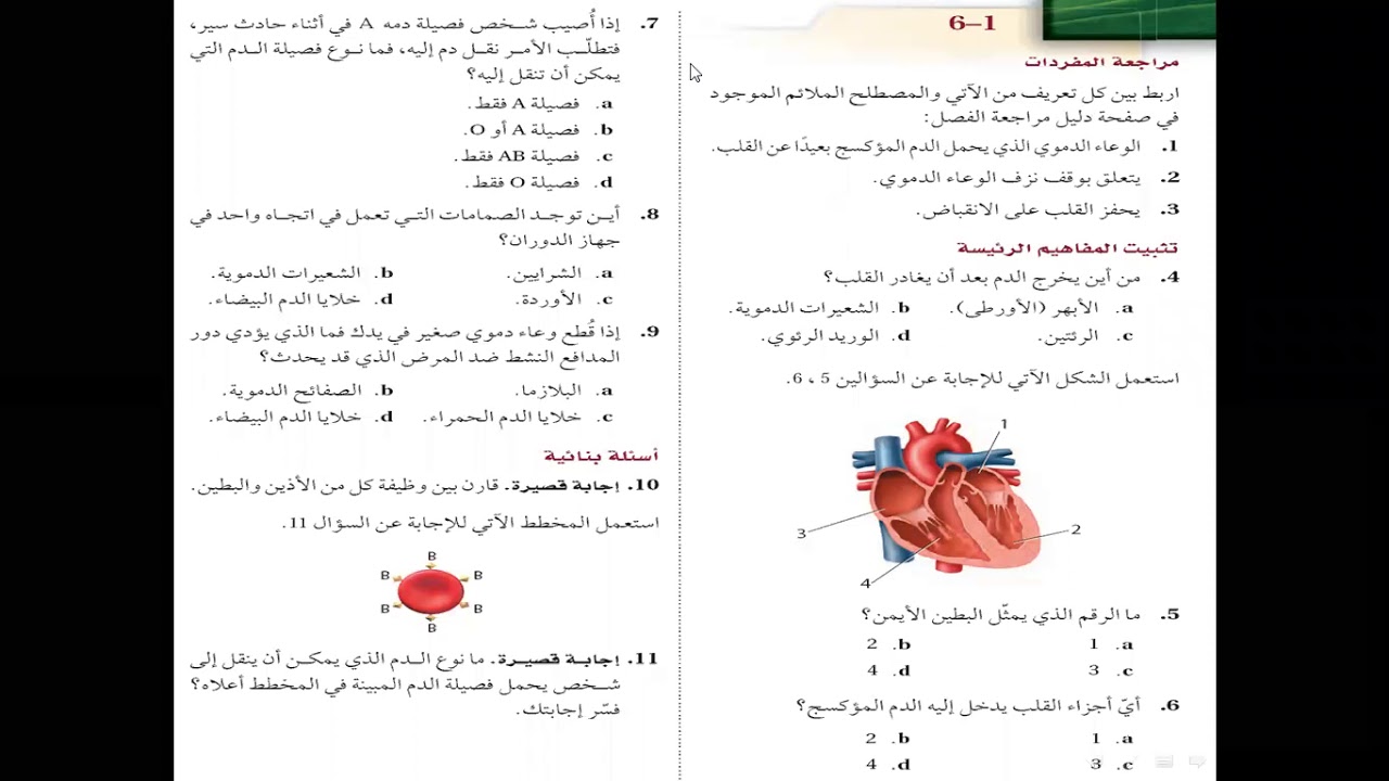 حل تقويم الفصل الثالث احياء ثاني ثانوي الفصل الدراسي الثاني مسارات ف٢