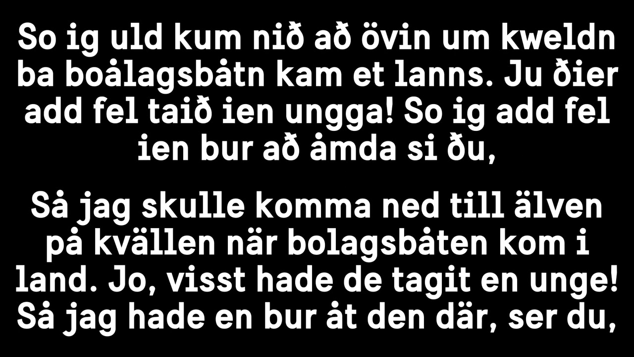 Älvdalska med svensk undertextning