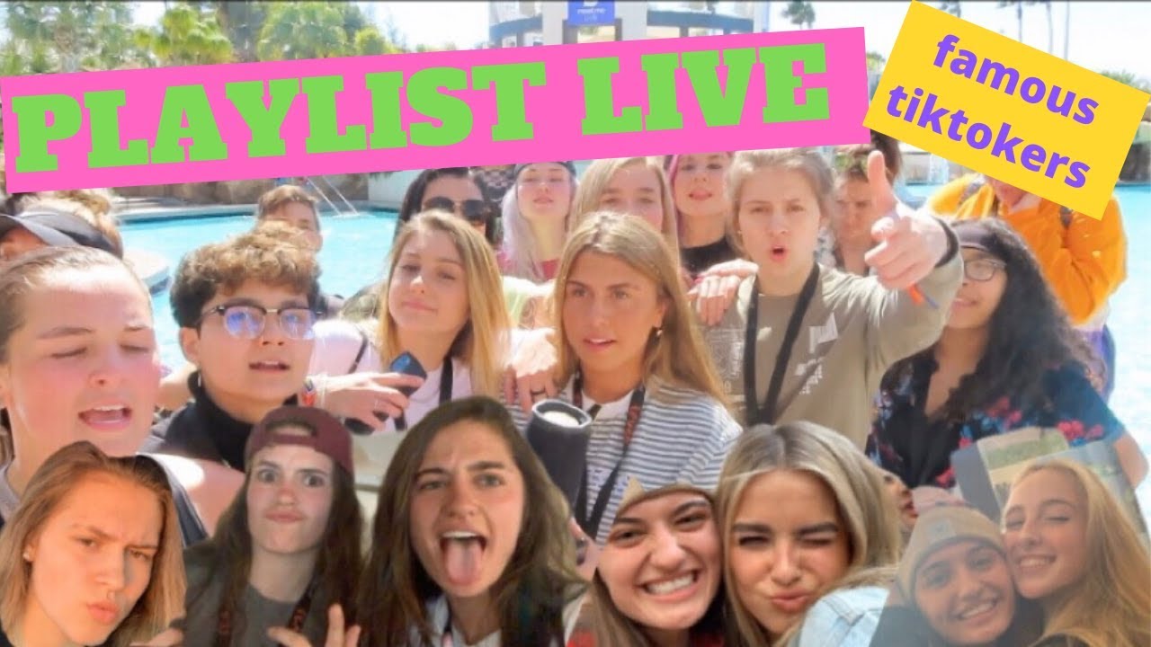 MEETING FAMOUS TIKTOKER'S AT PLAYLIST LIVE