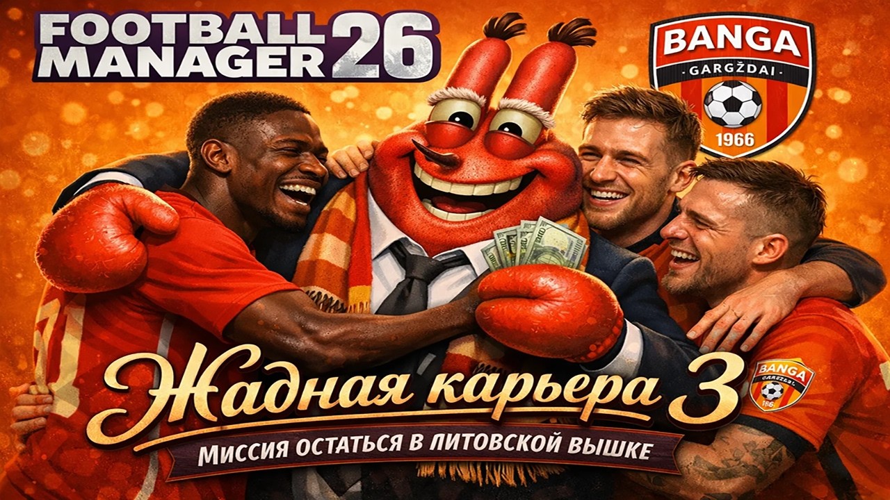 Миссия ОСТАТЬСЯ в ЛИТОВСКОЙ ВЫШКЕ|Жадная карьера №3|Football Manager 2026