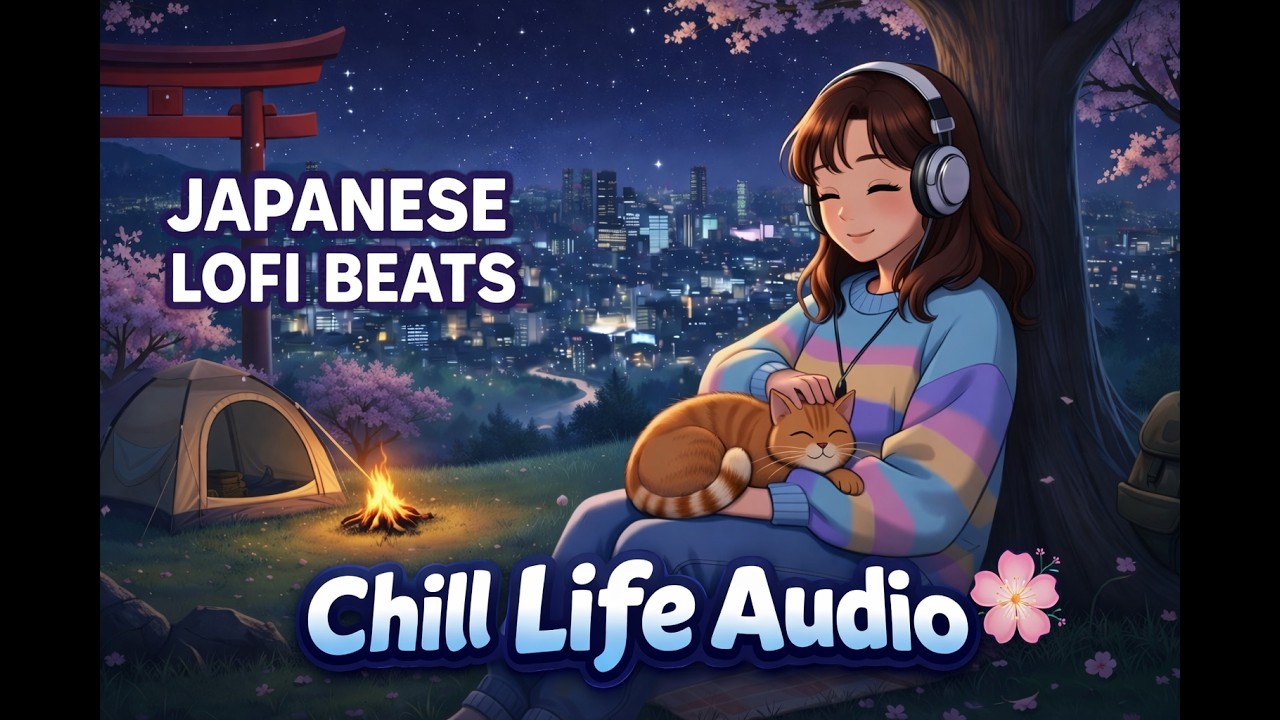 Japanese Lofi Beats 🌙 Chill Night Music for Study, Relax & Sleep