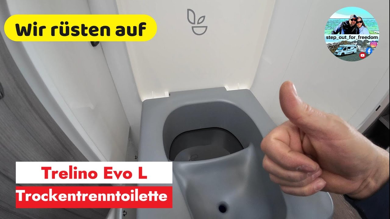 Trelino Evo L | DIY | Umbau von einer Chemietoilette zur Trockentrenntoilette mit Außendusche |