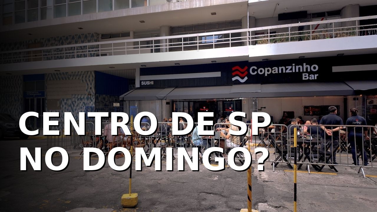 Como é o Centro de São Paulo no Domingo? | Não Esperava estar assim!