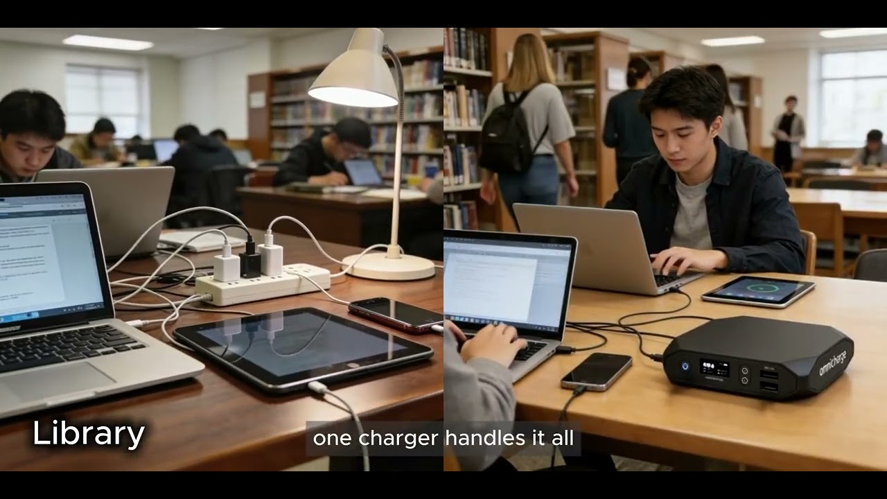 Cables Taking Over Your Desk? Omnicharge Sorts It All!