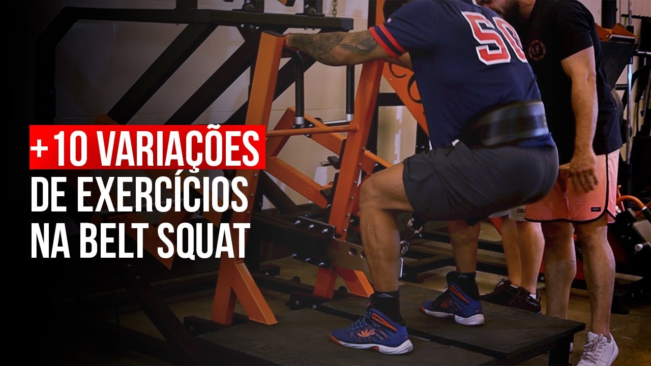 Belt Squat com mais de 10 variações de exercícios