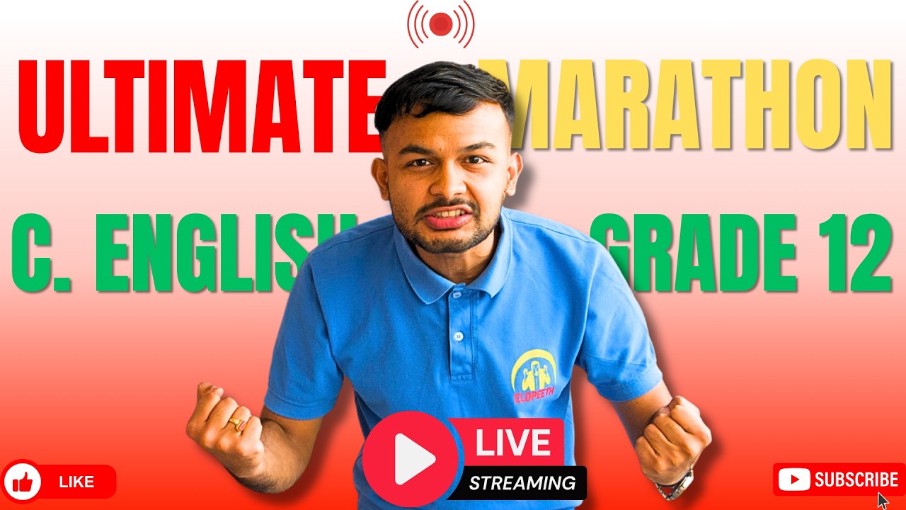 NEB 2026 COMPULSORY ENGLISH MARATHON LIVE #elopeeth #compulsoryenglish #livestream