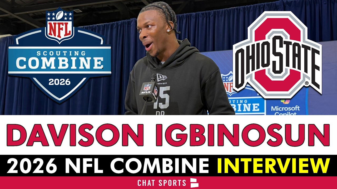 Ohio State CB Davison Igbinosun 2026 NFL Draft Combine Interview | Ohio State Draft News