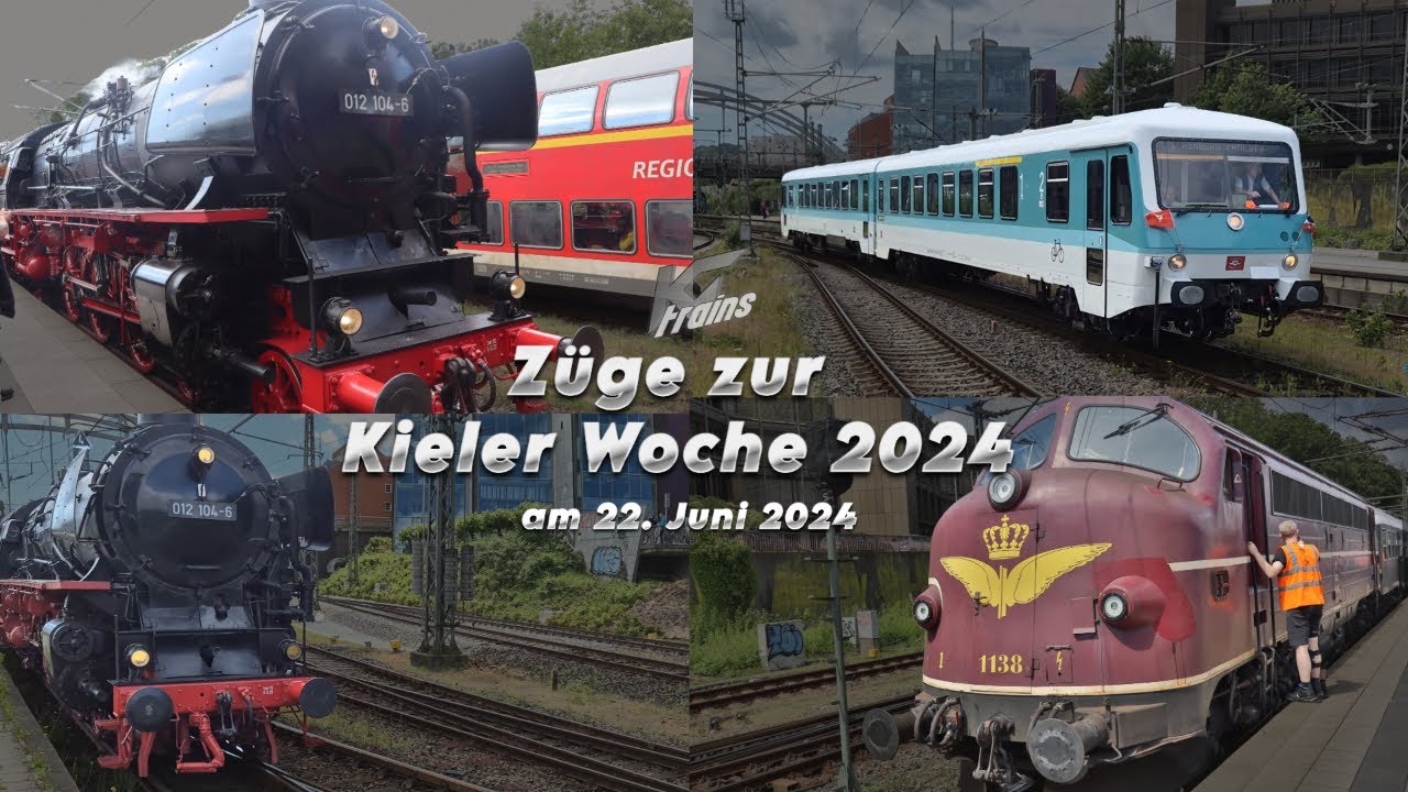 Züge zur Kieler Woche 2024 | am 22. Juni 2024