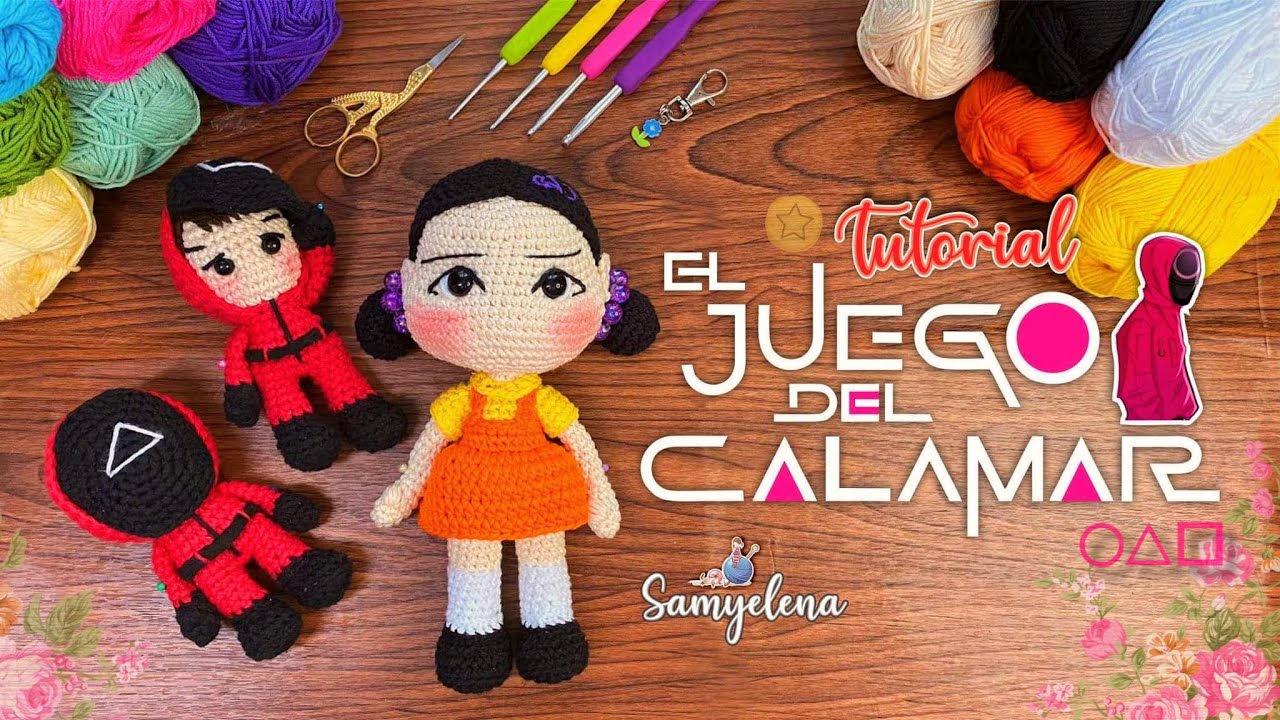 TUTORIAL MUÑECA EL JUEGO DEL CALAMAR/ SQUID GAME  ESPAÑOL/ENGLISH