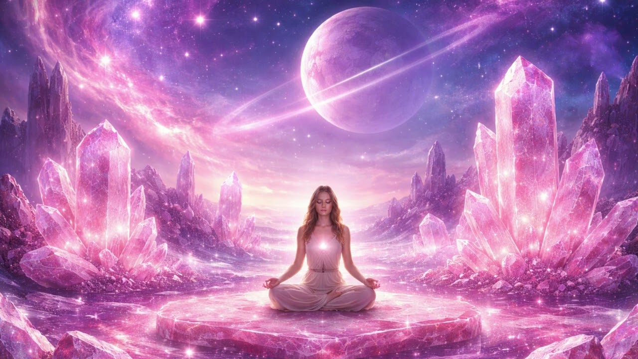 💗 Rose Quartz Crystal Frequency Chakra Clearing Meditation 💗