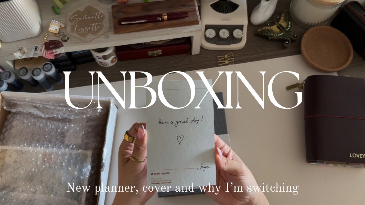 UNBOXING | PAPER REPUBLIC & STERLING INK // WHY IM CHANGING PLANNERS :)