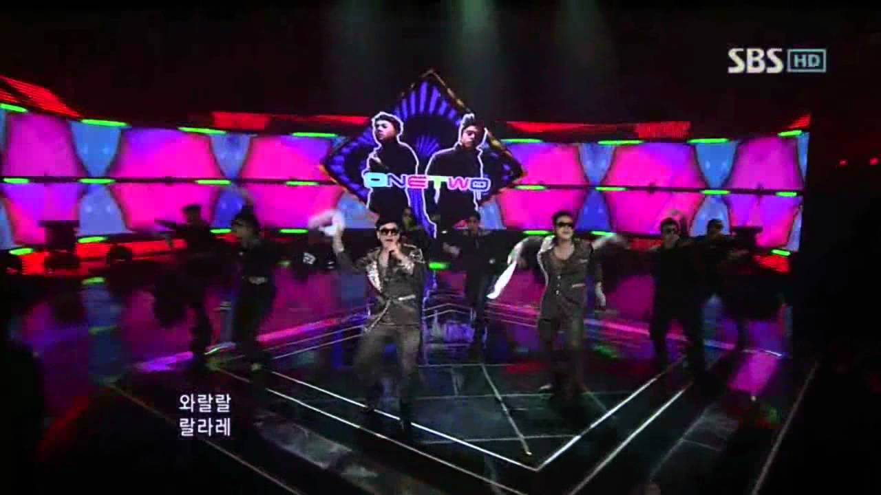 One Two - Walala Lalale (원투 - 와랄라 랄라레) @ SBS Inkigayo 인기가요 100321