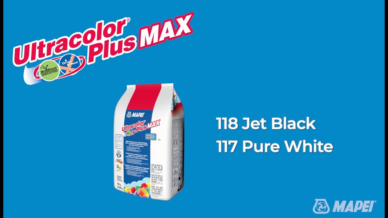 MAPEI&rsquo;s Ultracolor Plus Max &ndash; Black & White