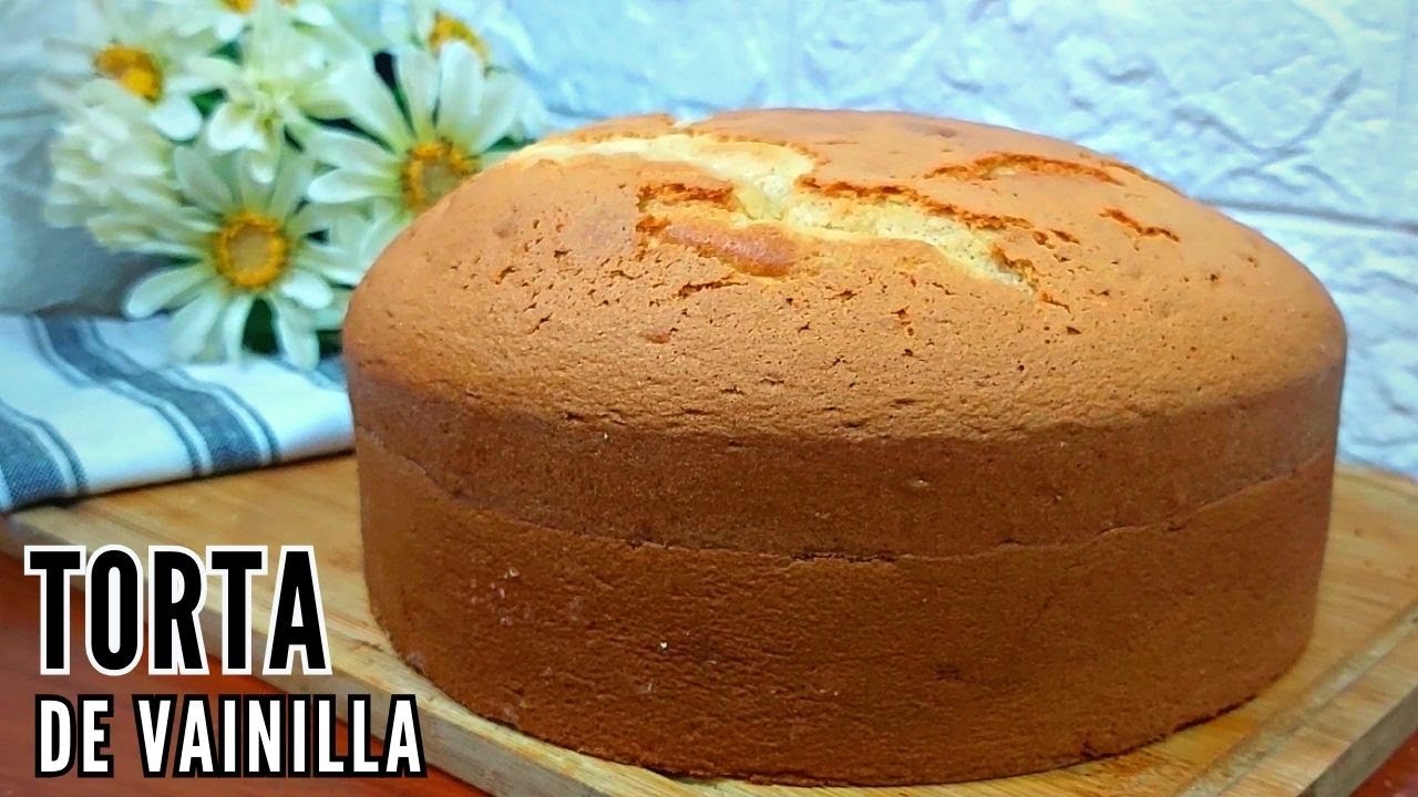 🛑Torta de Vainilla con aceite ALTA, ESPONJOSA Y F&Aacute;CIL DE PREPARAR | Artesanos Baker