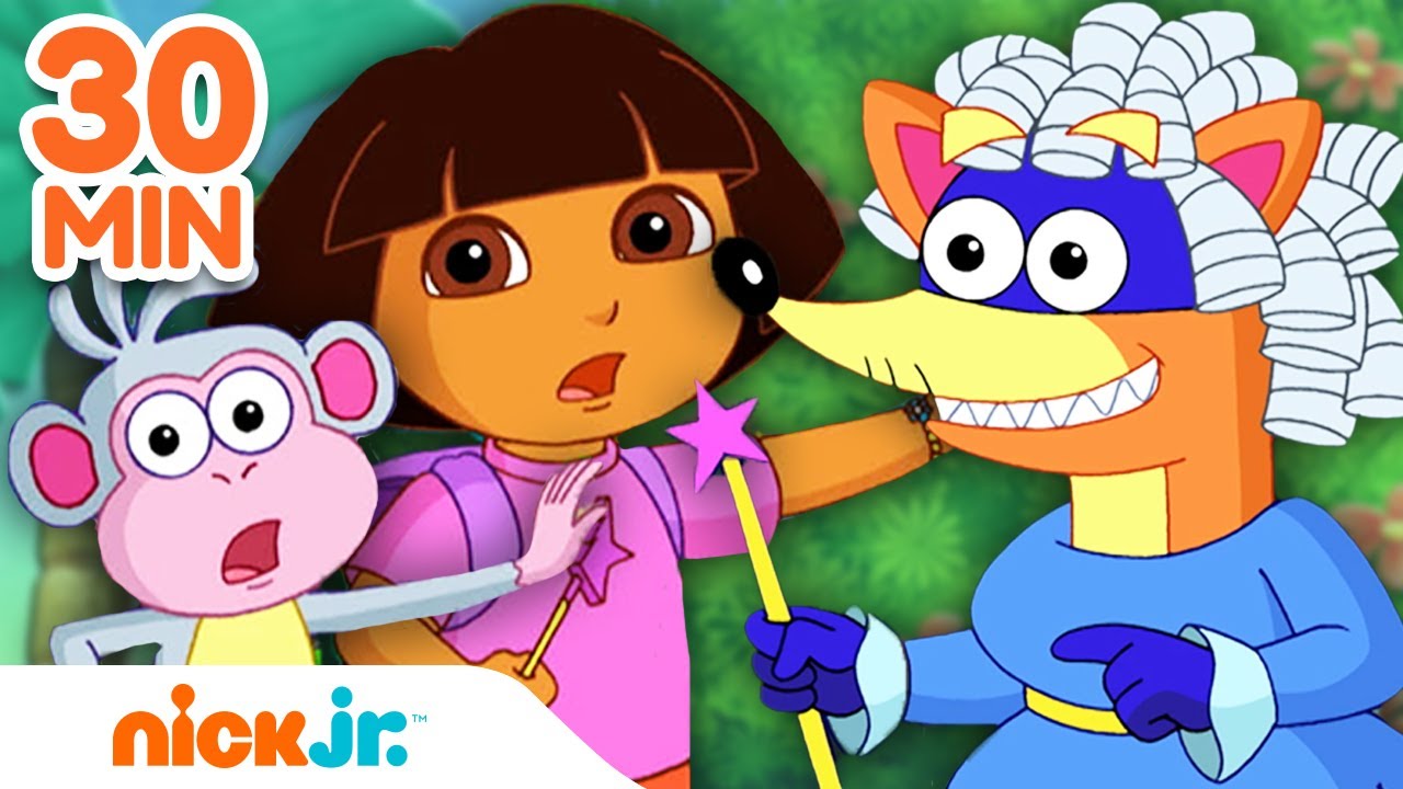 Dora the Explorer | Os golpes mais astutos do Raposo! 🦊 | Compila&ccedil;&atilde;o de 30 minutos | Nick Jr.