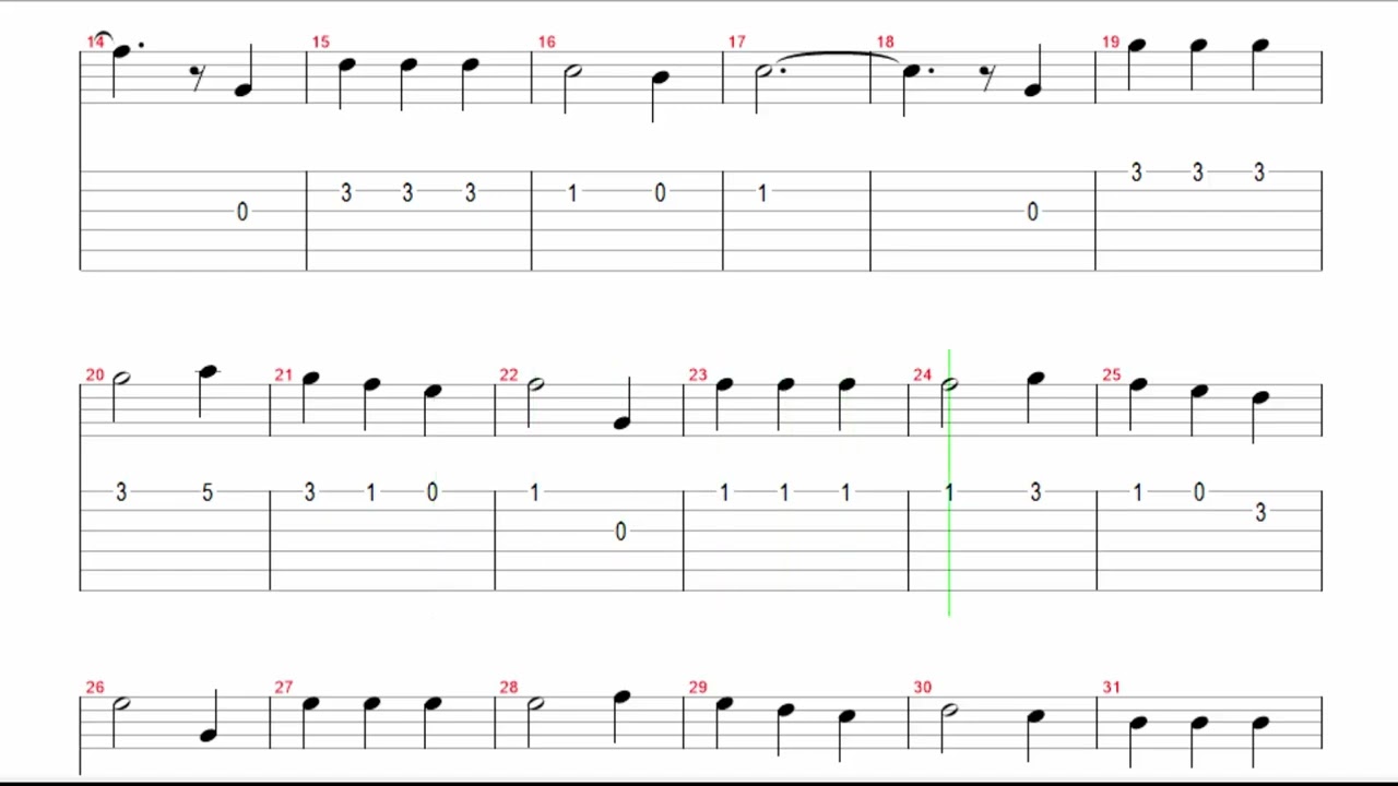 SOLANDO  VIOLÃO  TABLATURA  [ MARIA DE NAZARÉ ]prof.  Jaime Toledo