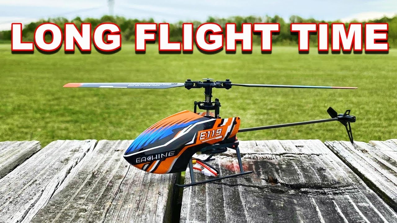 CHEAP & EASY TO FLY RC Helicopter w/ LLLLOOOONNNGGGG Flight Time! - Eachine E119 - TheRcSaylors