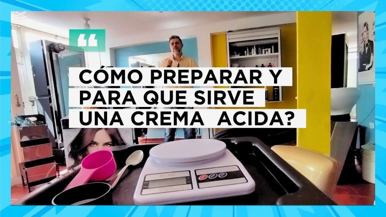 cabello maltratado y chicloso Restauración ácida: Protocolocon crema ácida para cabello maltratado